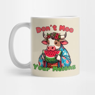 Watermelon cow Mug